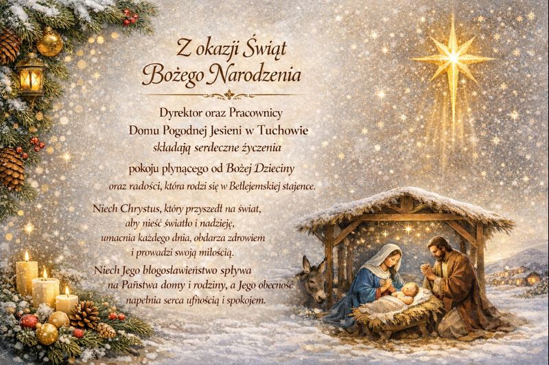 WESOŁYCH ŚWIĄT BOŻEGO NARODZENIA