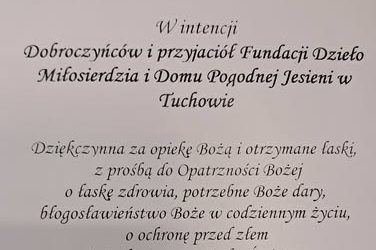 DAR MODLITWY DLA NASZYCH DARCZYŃCÓW